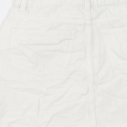 Womens UK Size 8 Denim & Co. A-Line Denim Skirt