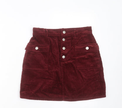 Womens UK Size 10 Denim & Co. A-Line Corduroy Skirt