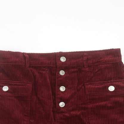 Womens UK Size 10 Denim & Co. A-Line Corduroy Skirt