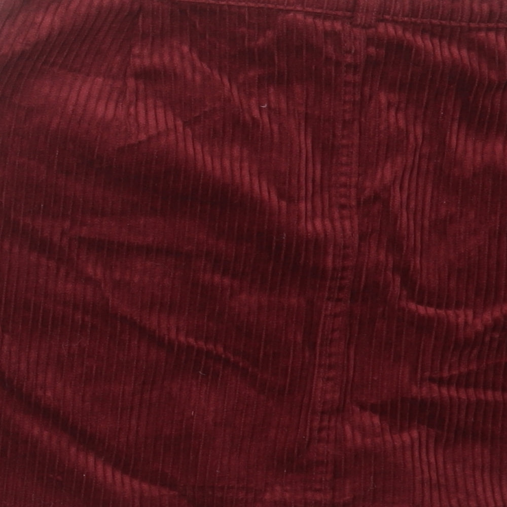 Womens UK Size 10 Denim & Co. A-Line Corduroy Skirt