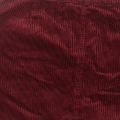 Womens UK Size 10 Denim & Co. A-Line Corduroy Skirt