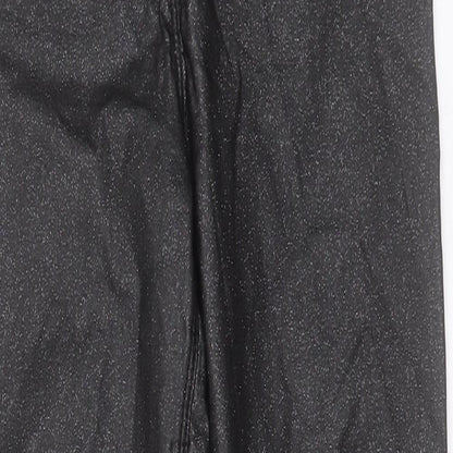 Womens UK Size 10 Papaya Regular Fit Skinny Black Jeans