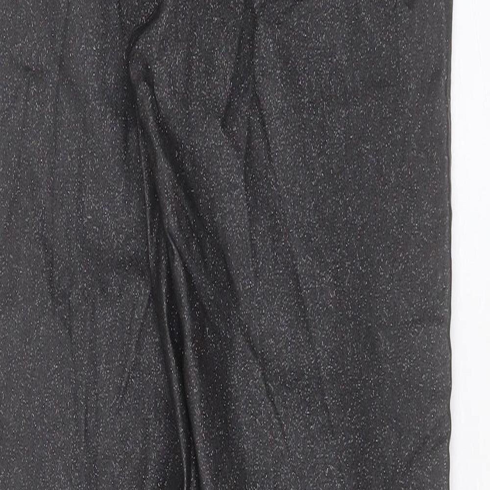Womens UK Size 10 Papaya Regular Fit Skinny Black Jeans