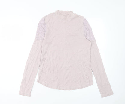 Womens UK Size 12 NEXT Purple Basic T-Shirt