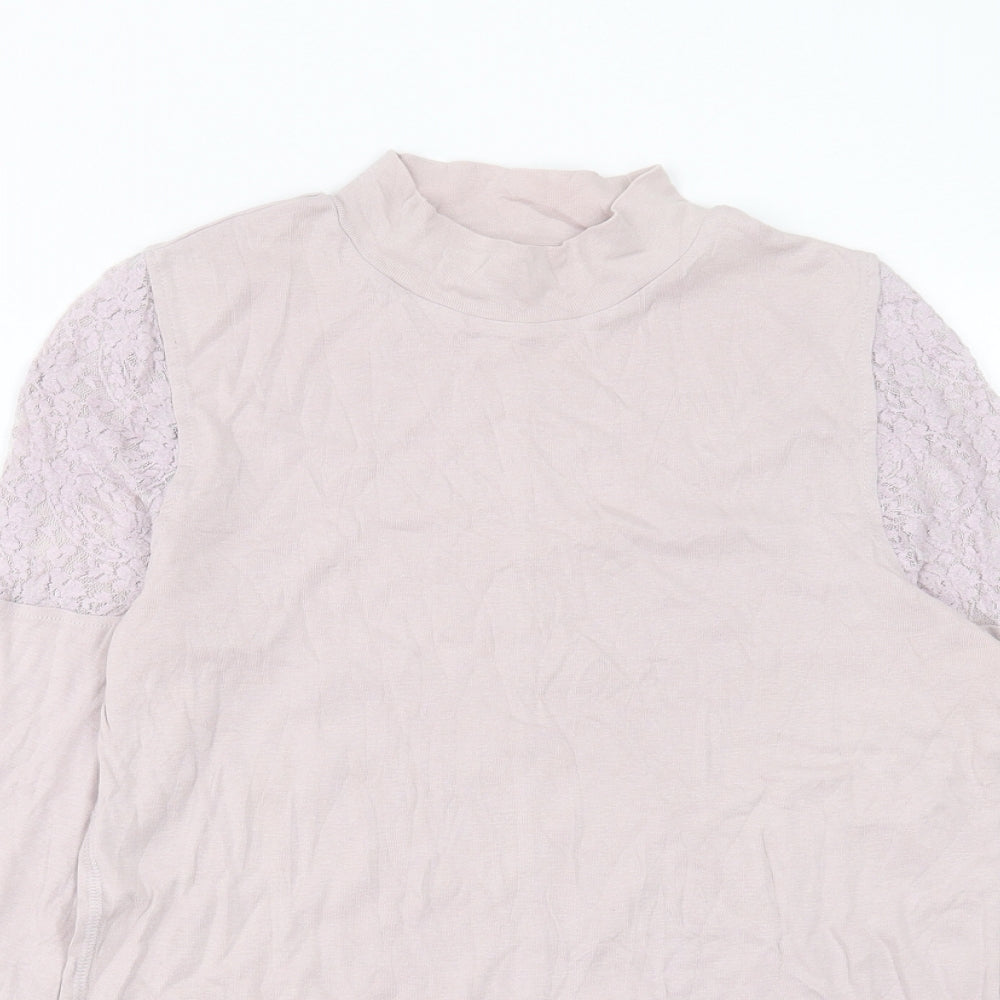 Womens UK Size 12 NEXT Purple Basic T-Shirt