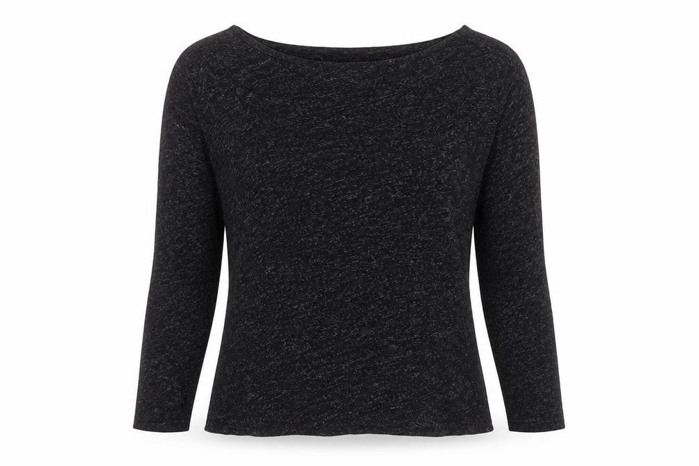 Womens UK Size 8 Topshop Black Basic T-Shirt