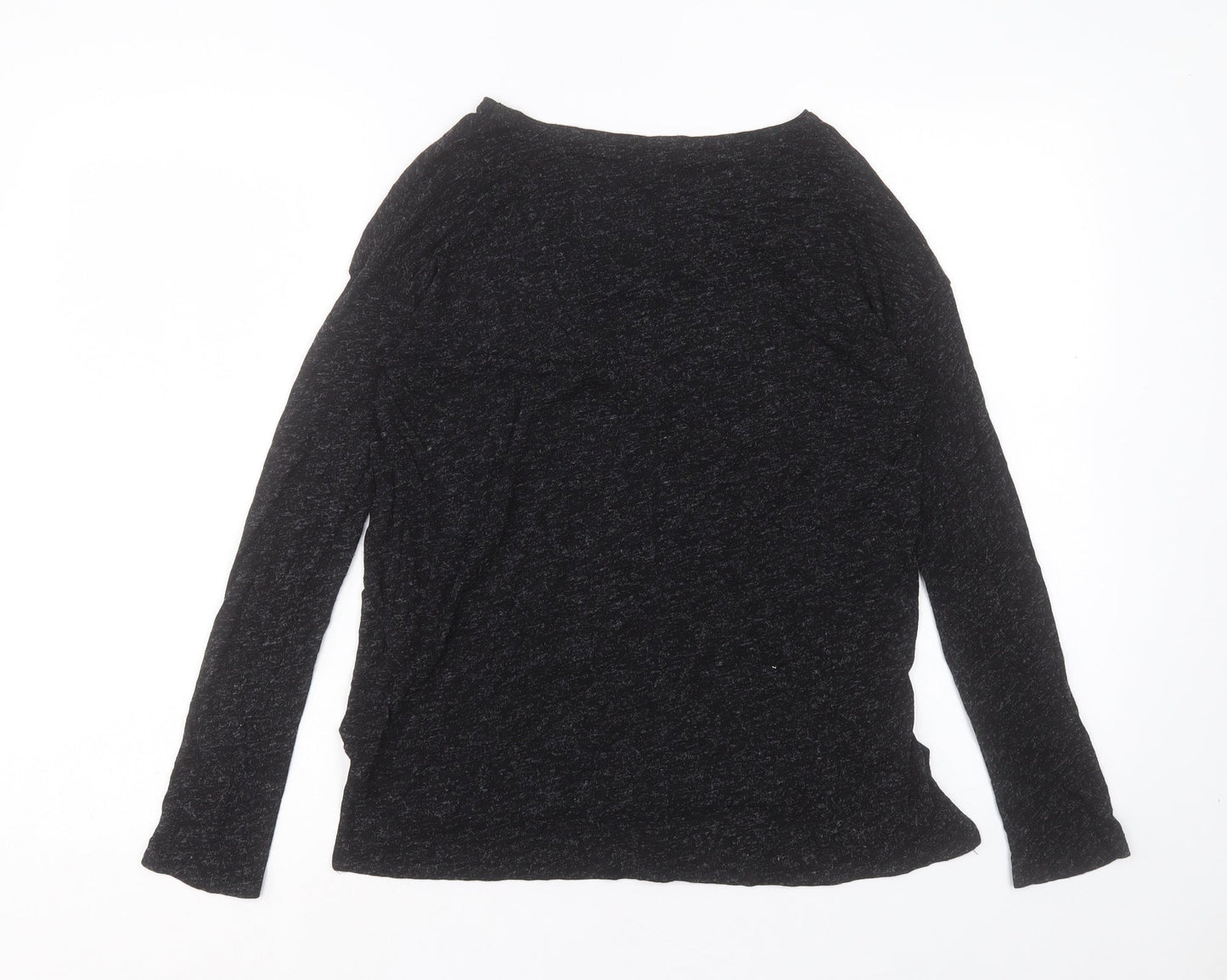 Womens UK Size 8 Topshop Black Basic T-Shirt