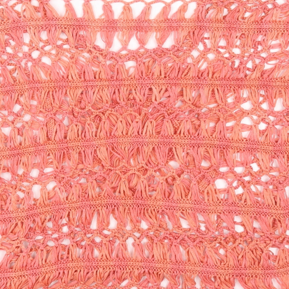 F&F Womens Pink Crew Neck Acrylic Pullover Jumper Size M