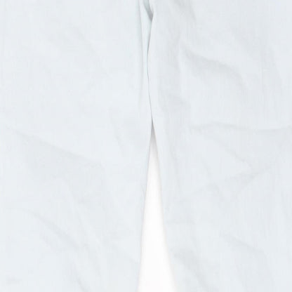 Dorothy Perkins Womens Blue Cotton Skinny Jeans Size 10 L30 in Regular Button