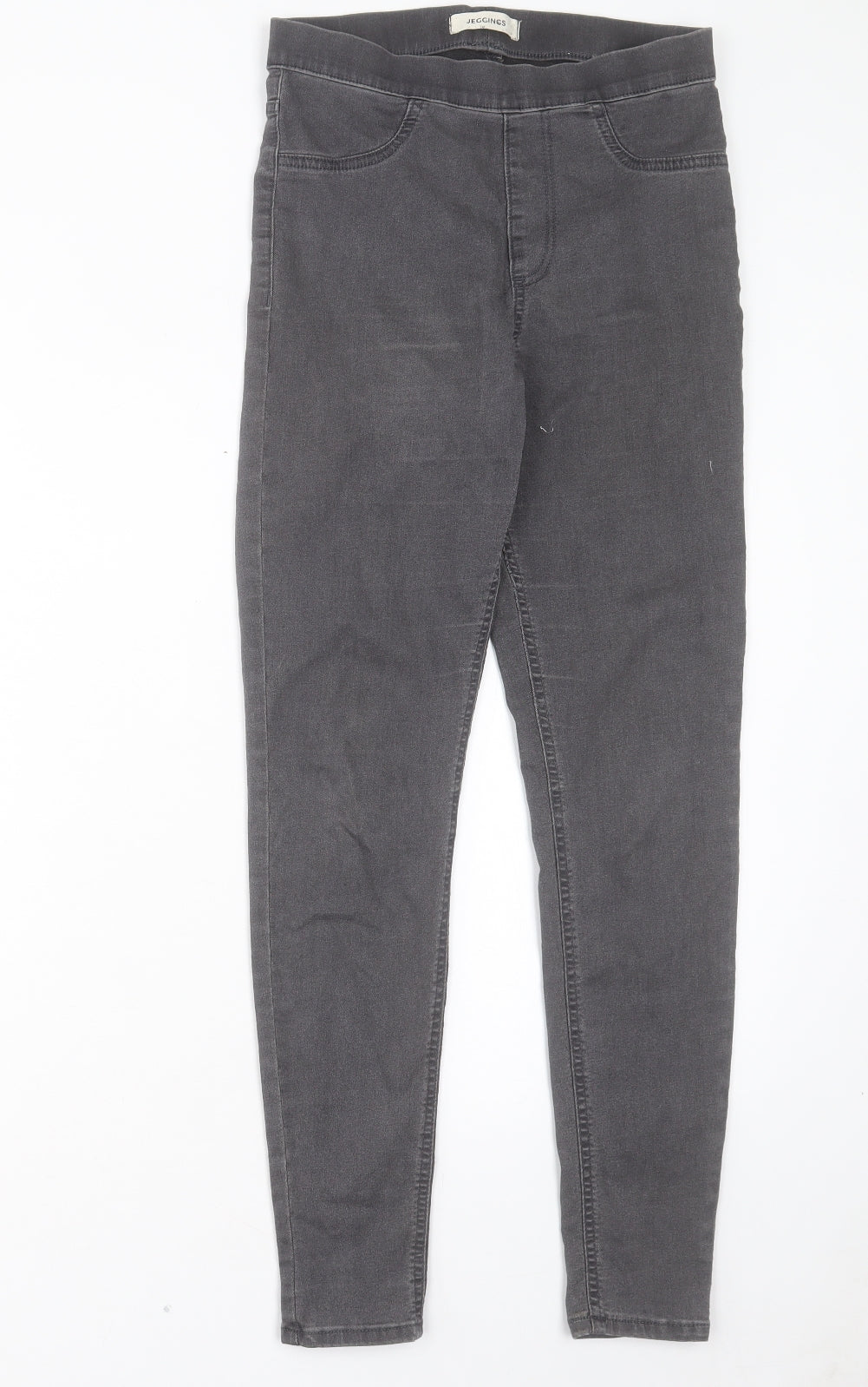 Womens UK Size 8 Marks and Spencer Regular Fit Jegging Grey Trousers