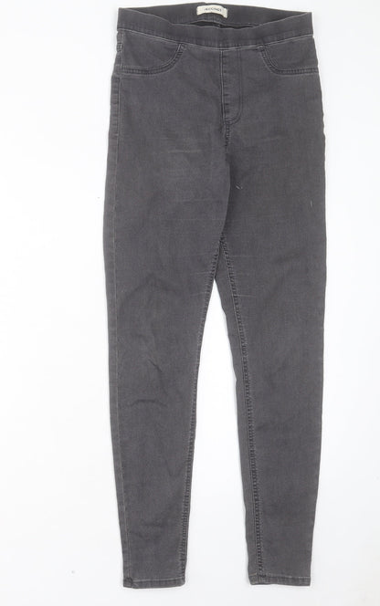 Womens UK Size 8 Marks and Spencer Regular Fit Jegging Grey Trousers