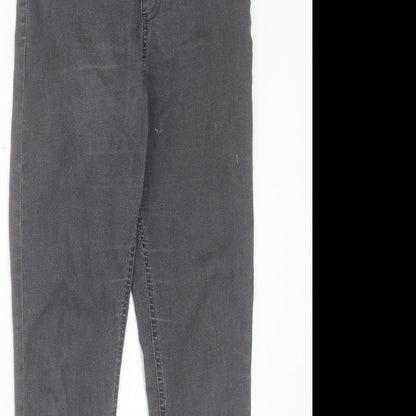 Womens UK Size 8 Marks and Spencer Regular Fit Jegging Grey Trousers