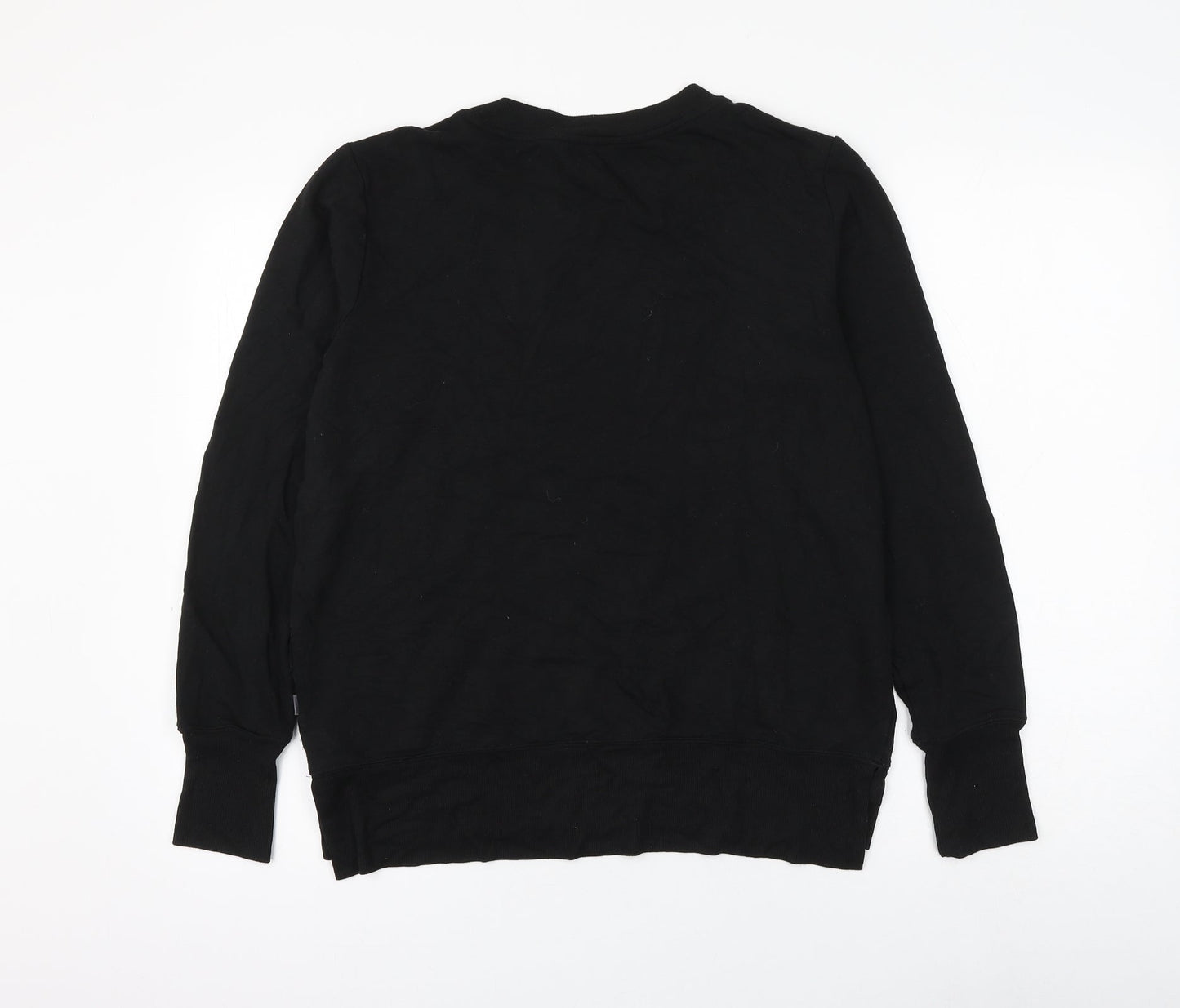 MONDETTA Womens Black Modal Pullover Sweatshirt Size S Pullover
