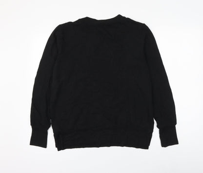 MONDETTA Womens Black Modal Pullover Sweatshirt Size S Pullover
