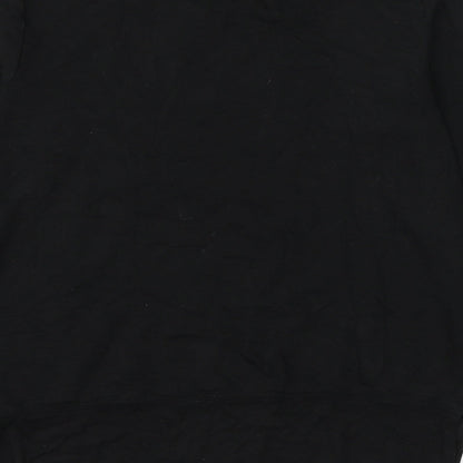 MONDETTA Womens Black Modal Pullover Sweatshirt Size S Pullover