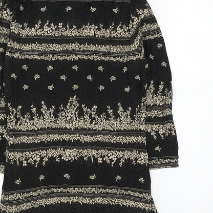 Womens UK Size 8 Marks and Spencer Black Basic Blouse