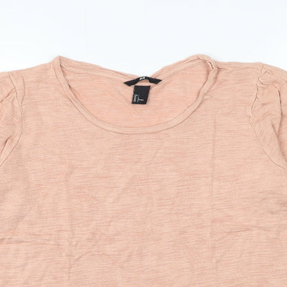 Womens UK Size L H&M Pink Pullover Jumper