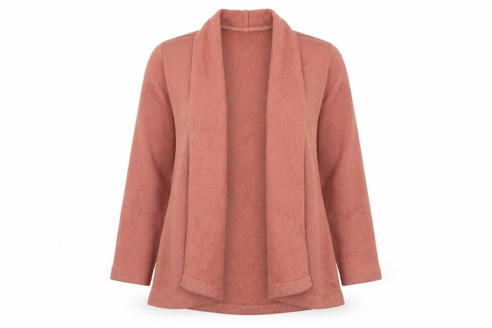 Womens UK Size XS Lands' End Pink Cardigan Jumper