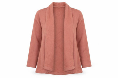 Womens UK Size XS Lands' End Pink Cardigan Jumper