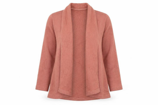 Womens UK Size XS Lands' End Pink Cardigan Jumper