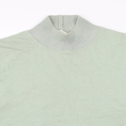 Primark Womens Green Cotton Pullover Sweatshirt Size 14 Pullover - Size 14-16
