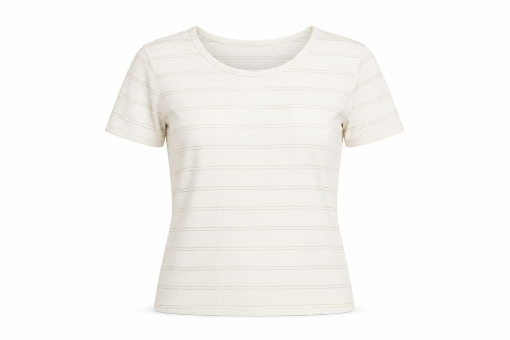 Womens UK Size 10 Debenhams White Basic T-Shirt
