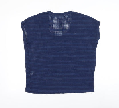 Womens UK Size 8 Atmosphere Blue Pullover Jumper