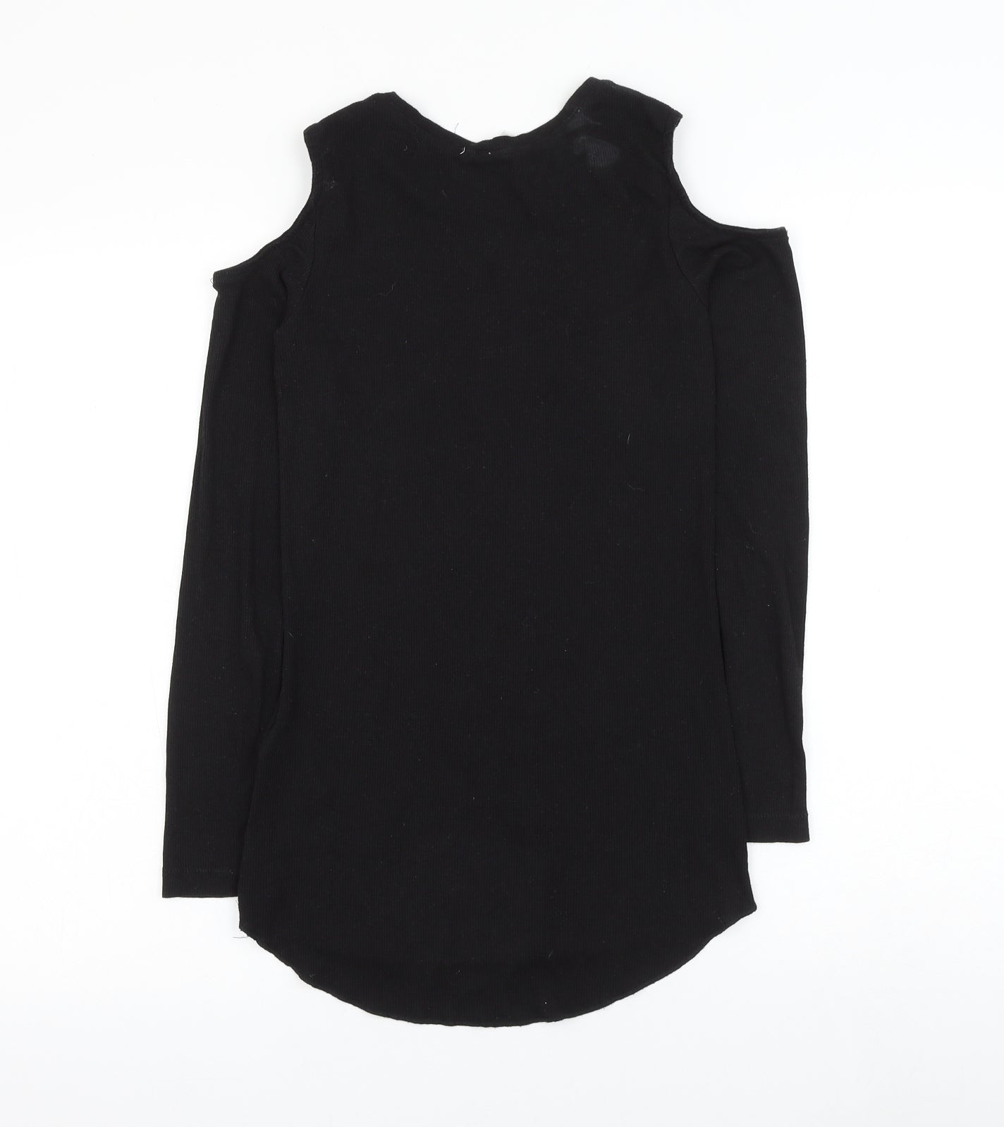 Womens UK Size S H&M Black Basic T-Shirt