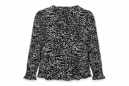 Womens UK Size 10 Marks and Spencer Black Basic Blouse