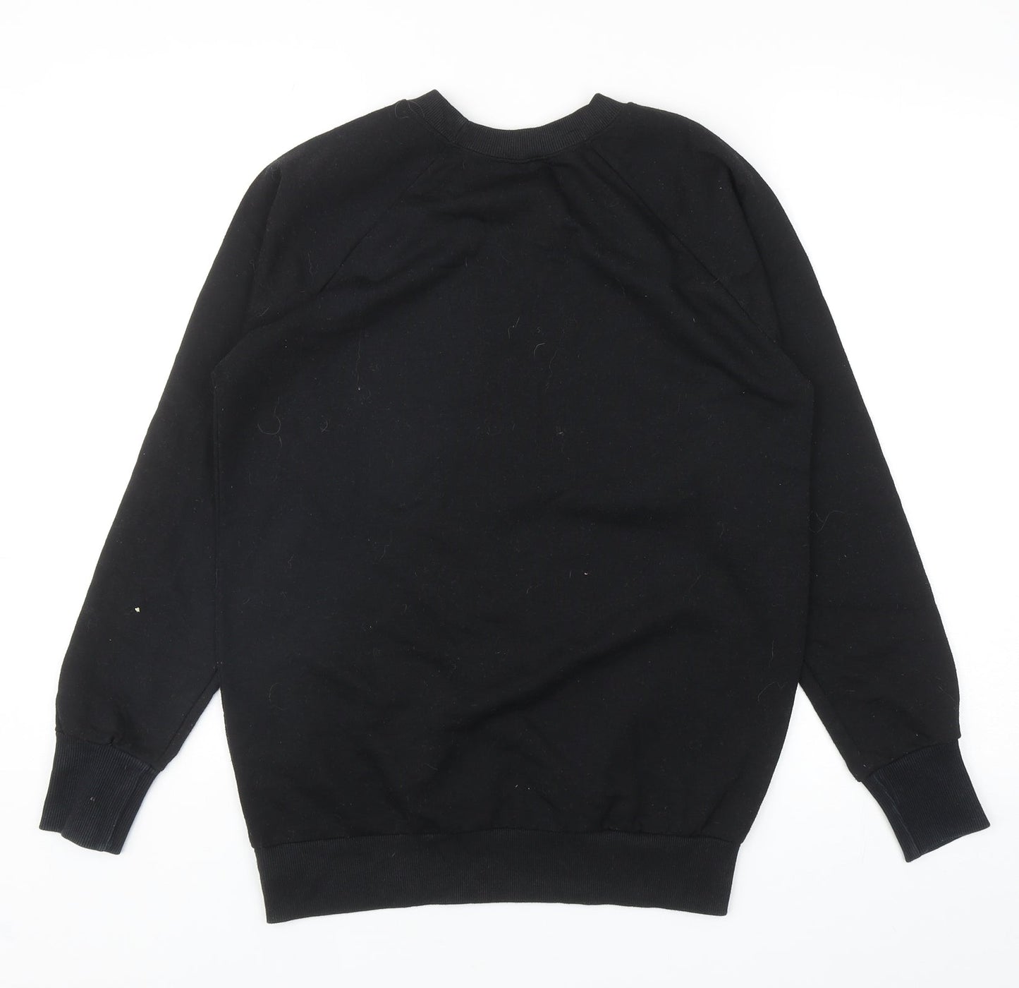 Preworn Womens Black Cotton Pullover Sweatshirt Size S Pullover - Prosecco Made Me Do It