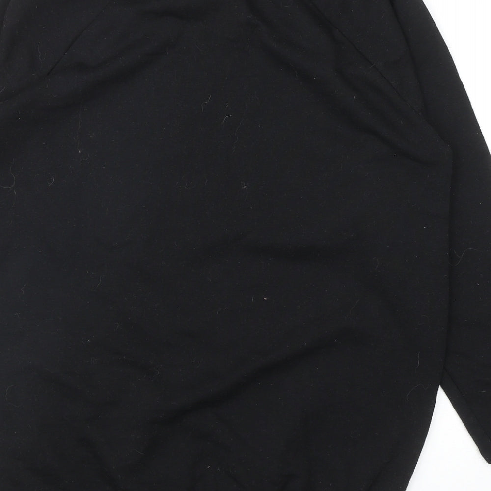 Preworn Womens Black Cotton Pullover Sweatshirt Size S Pullover - Prosecco Made Me Do It