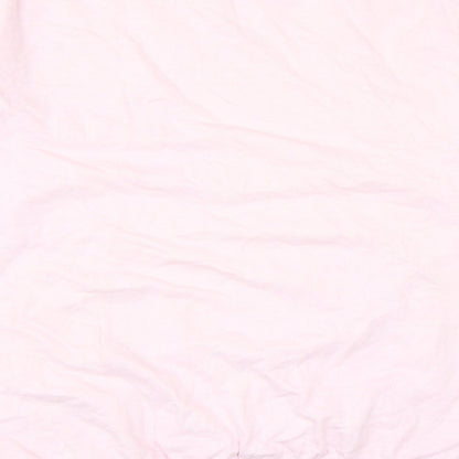 Stylewise Womens Pink Cotton Pullover Sweatshirt Size S Pullover