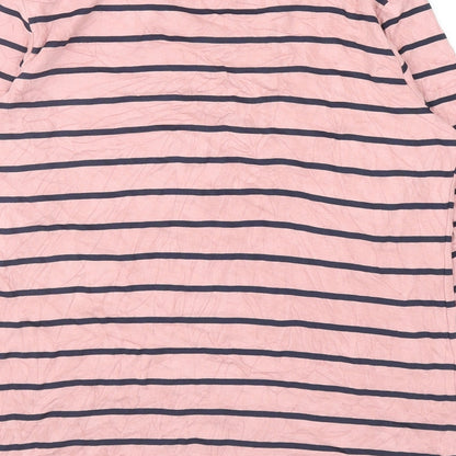 Womens UK Size 14 Fabrizio Pink Basic T-Shirt