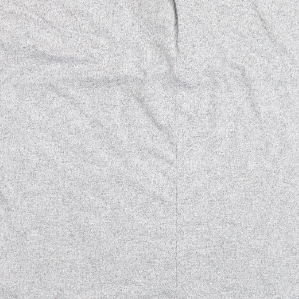 F&F Womens Grey V-Neck Polyester Tunic Jumper Size 10