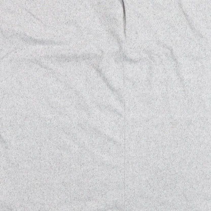 F&F Womens Grey V-Neck Polyester Tunic Jumper Size 10