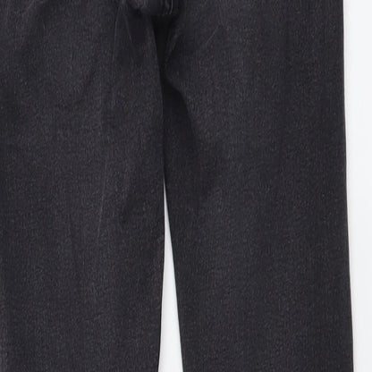 ASOS Womens Grey Cotton Skinny Jeans Size 24 in L28 in Regular Button