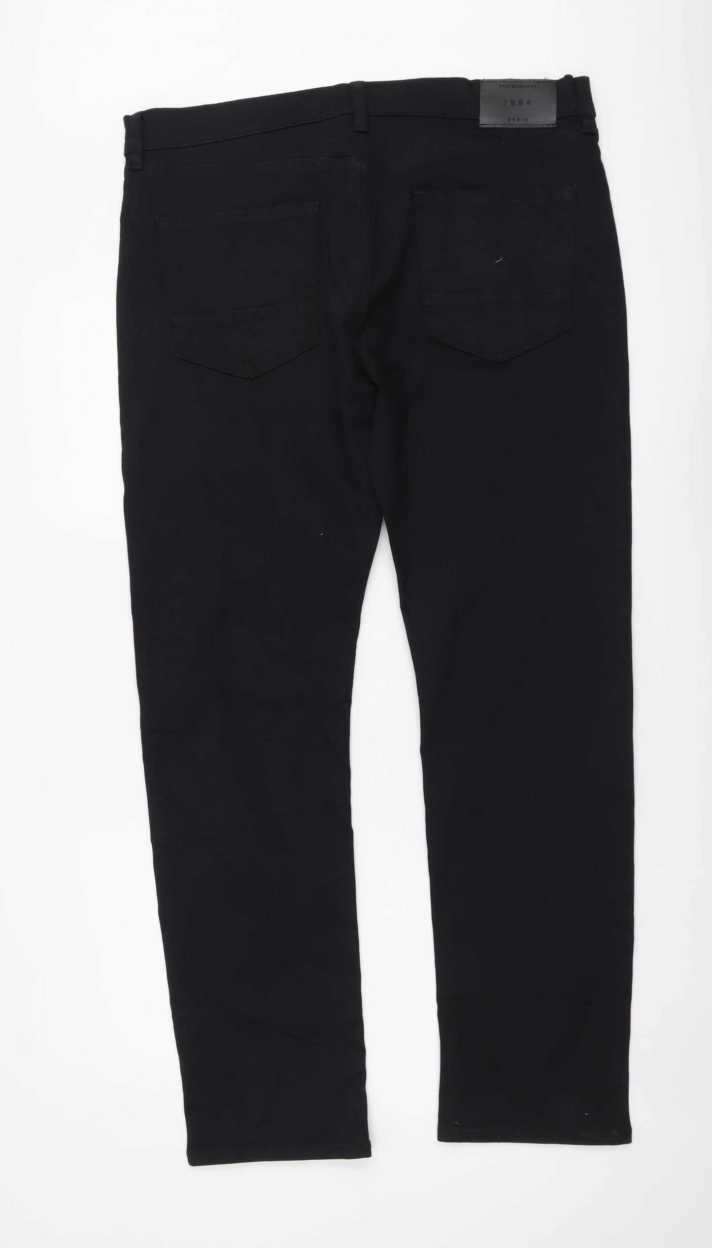Womens UK Size 36 in Marks and Spencer Regular Fit Straight Black Jeans