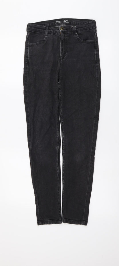 Womens UK Size 8 Marks and Spencer Regular Fit Skinny Grey Jeans
