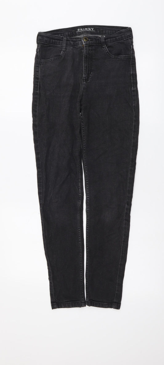 Womens UK Size 8 Marks and Spencer Regular Fit Skinny Grey Jeans