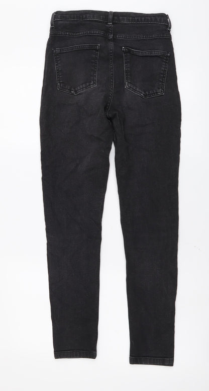 Womens UK Size 8 Marks and Spencer Regular Fit Skinny Grey Jeans