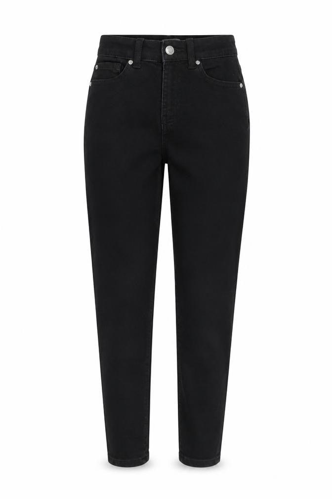 Womens UK Size 6 Denim & Co. Regular Fit Mom Black Jeans