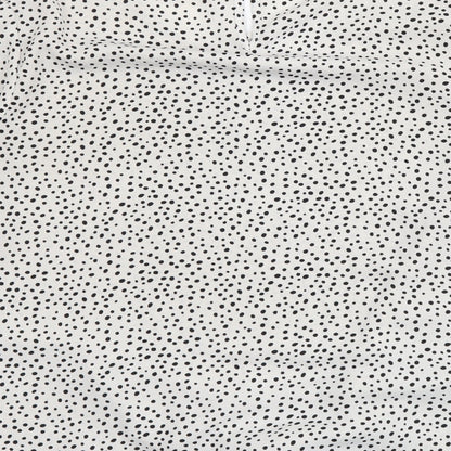 Primark Womens White Polka Dot Viscose Basic Blouse Size 14 Round Neck