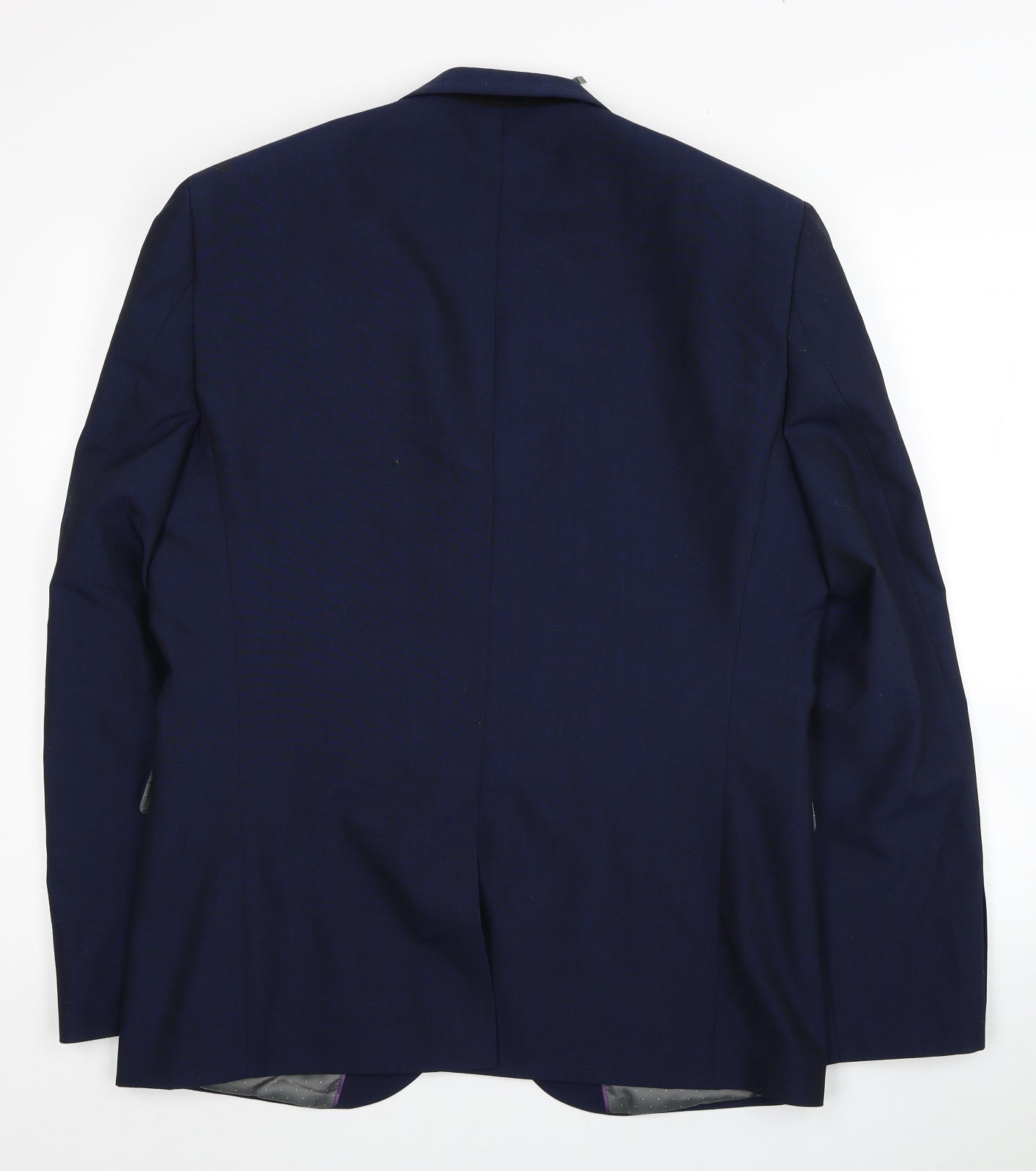 Mens UK Size 42 Marks and Spencer Regular Blue Suit Jacket