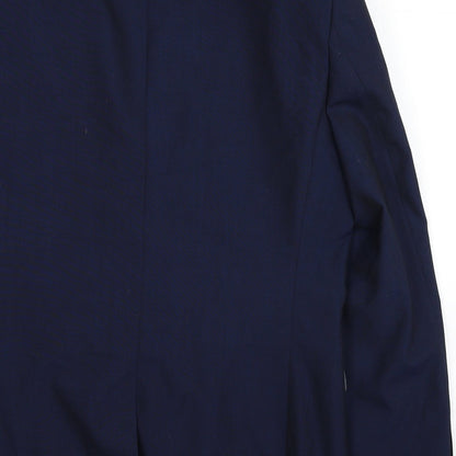 Mens UK Size 42 Marks and Spencer Regular Blue Suit Jacket