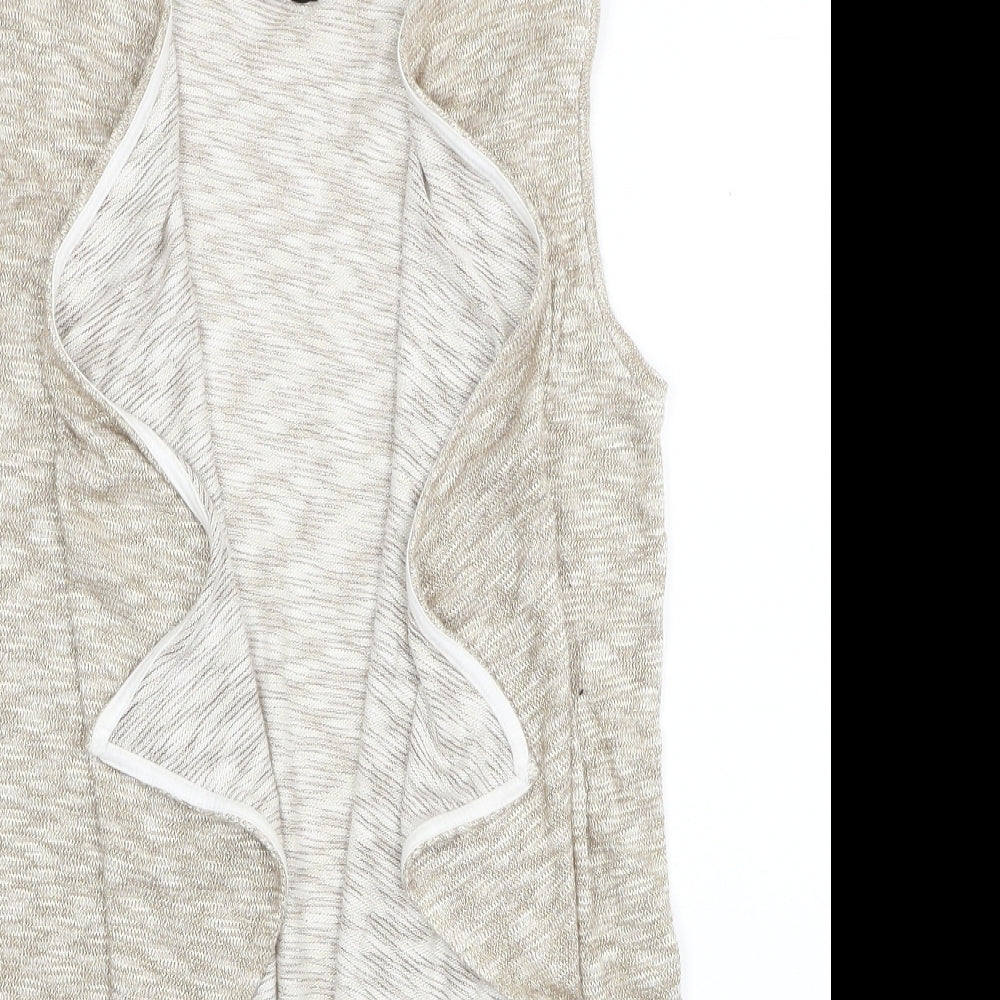 Womens UK Size S Dorothy Perkins Gold Cardigan Jumper