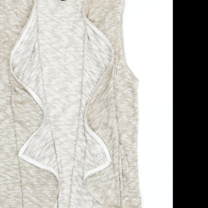 Womens UK Size S Dorothy Perkins Gold Cardigan Jumper