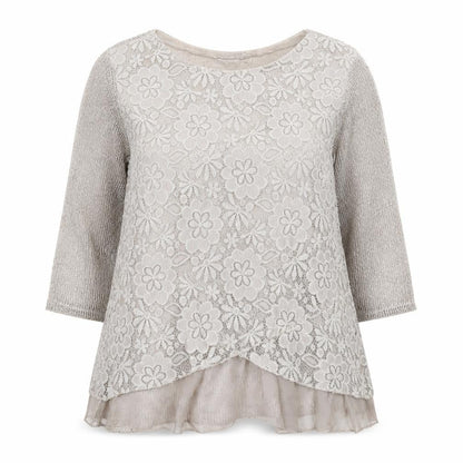 Womens UK Size S Alexara Ivory Basic Blouse