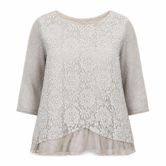 Womens UK Size S Alexara Ivory Basic Blouse