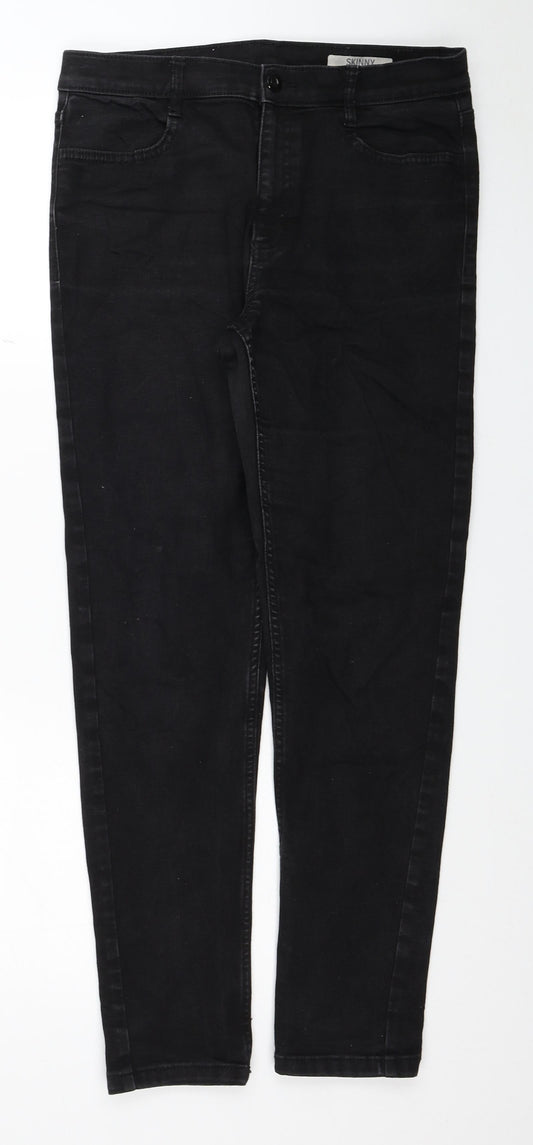 Womens UK Size 10 Marks and Spencer Regular Fit Skinny Black Jeans
