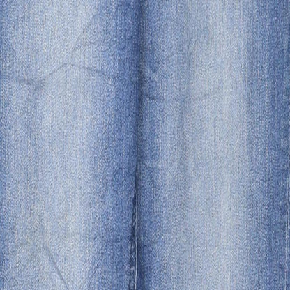 Denim & Co. Womens Blue Cotton Skinny Jeans Size 10 L31 in Regular Zip